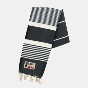 Dark Stripes - Beach Towel