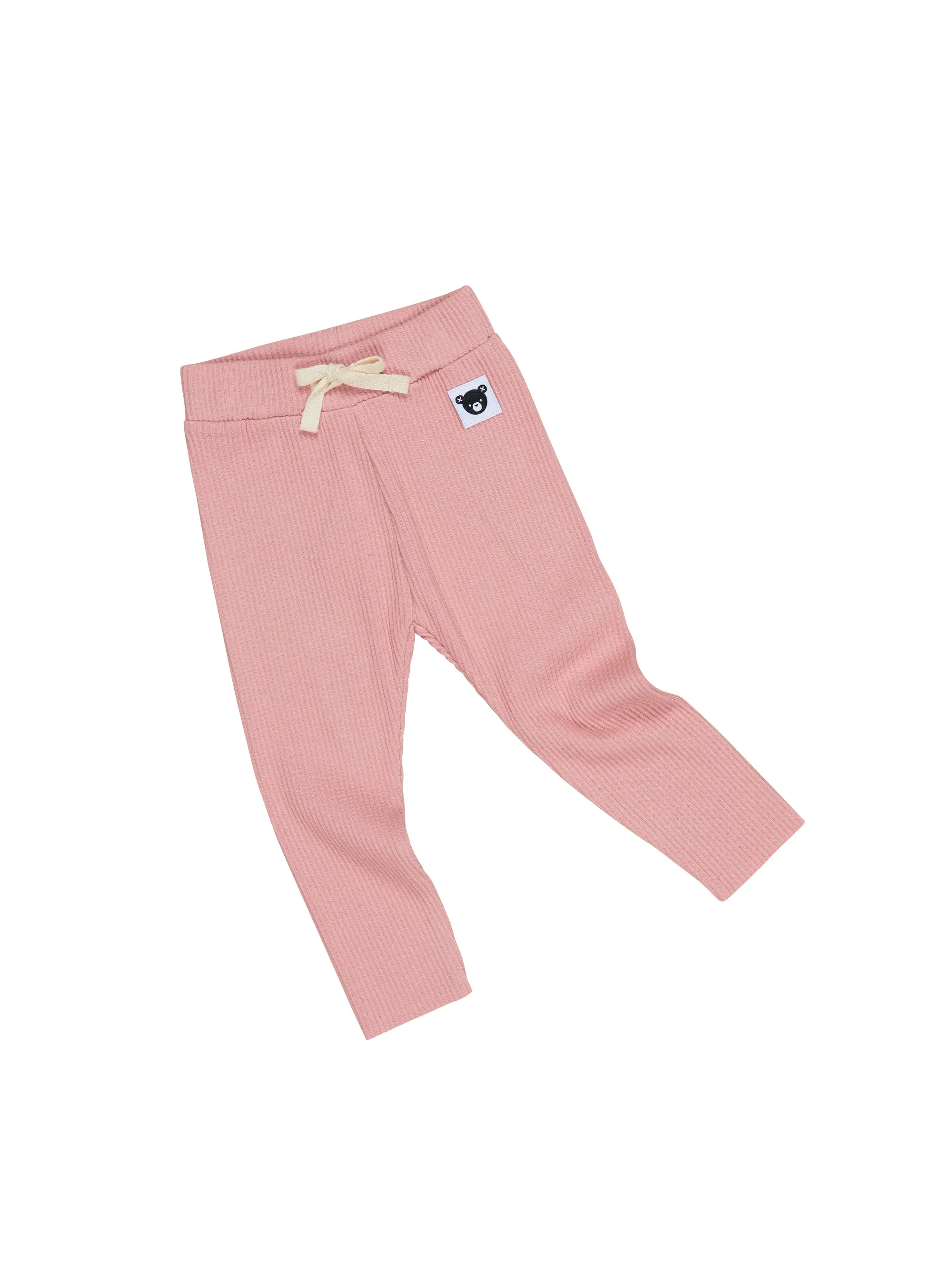 DUSTY ROSE RIB LEGGING