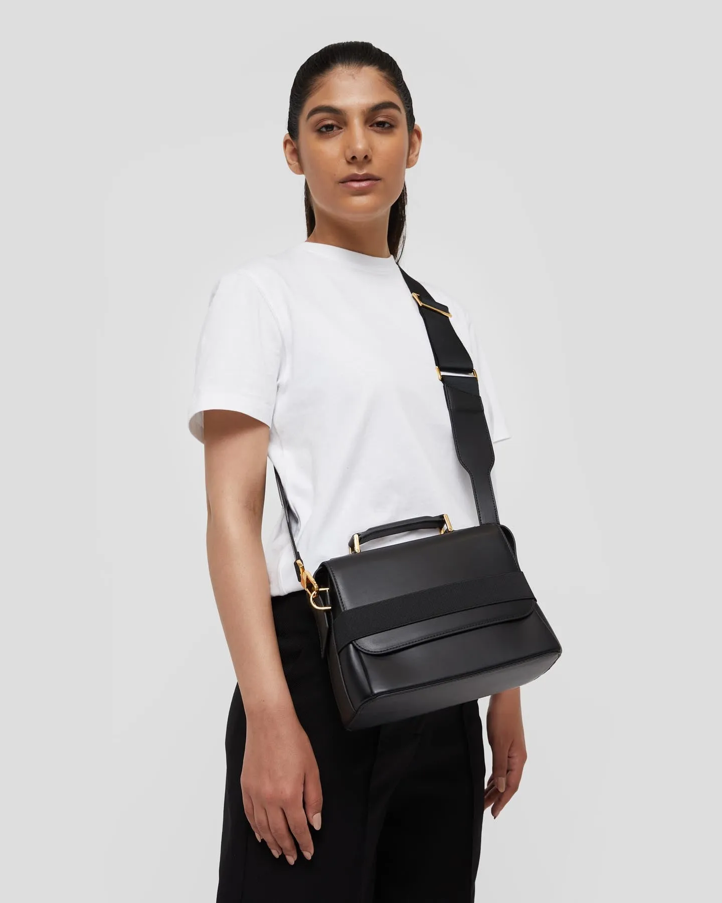 Dyce Leather Crossbody Bag