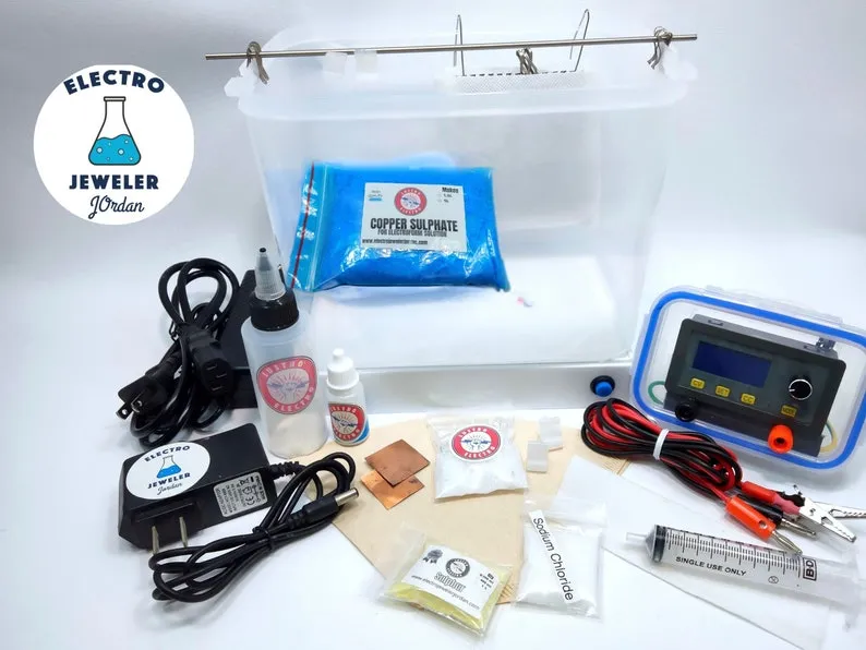 Electroform 3 liter Super Delux Kit 5A Power Supply & Magnetic Stirrer Complete Kit LARGE - FREE SHIPPING