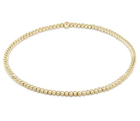 Enewton egirl classic gold 2mm bead bracelet