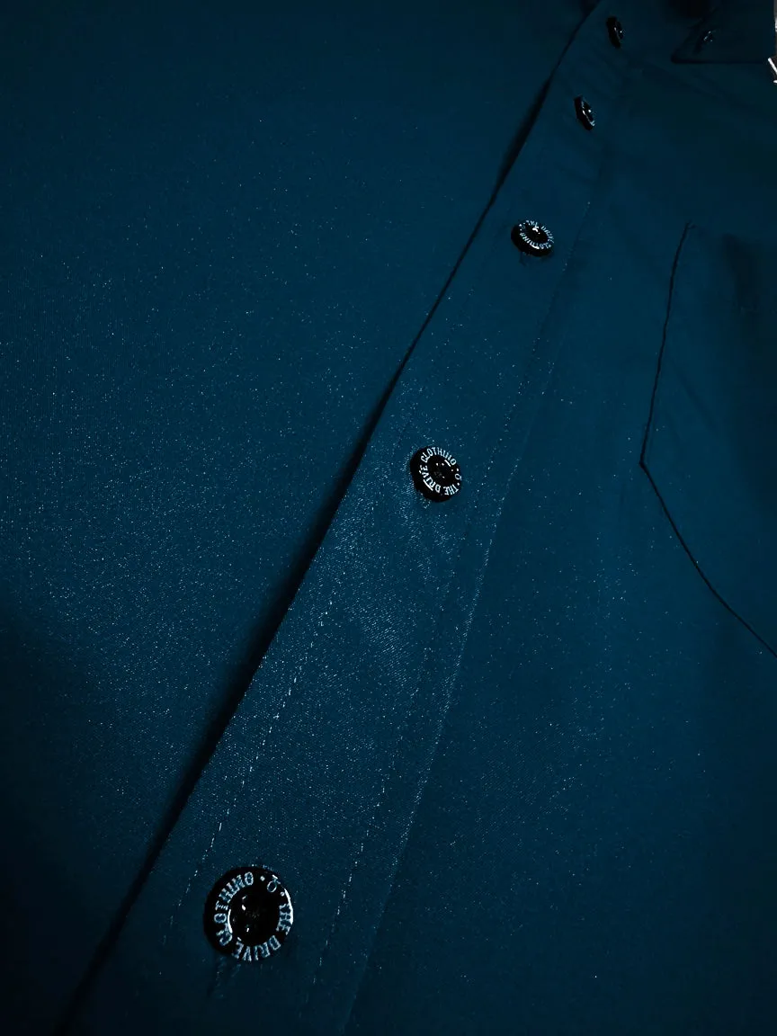 ESSENTIAL BLUE MAVERICK BUTTON UP