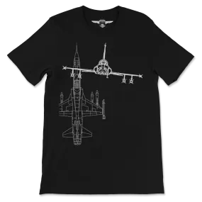 F-5 Freedom Fighter Line Art Tee