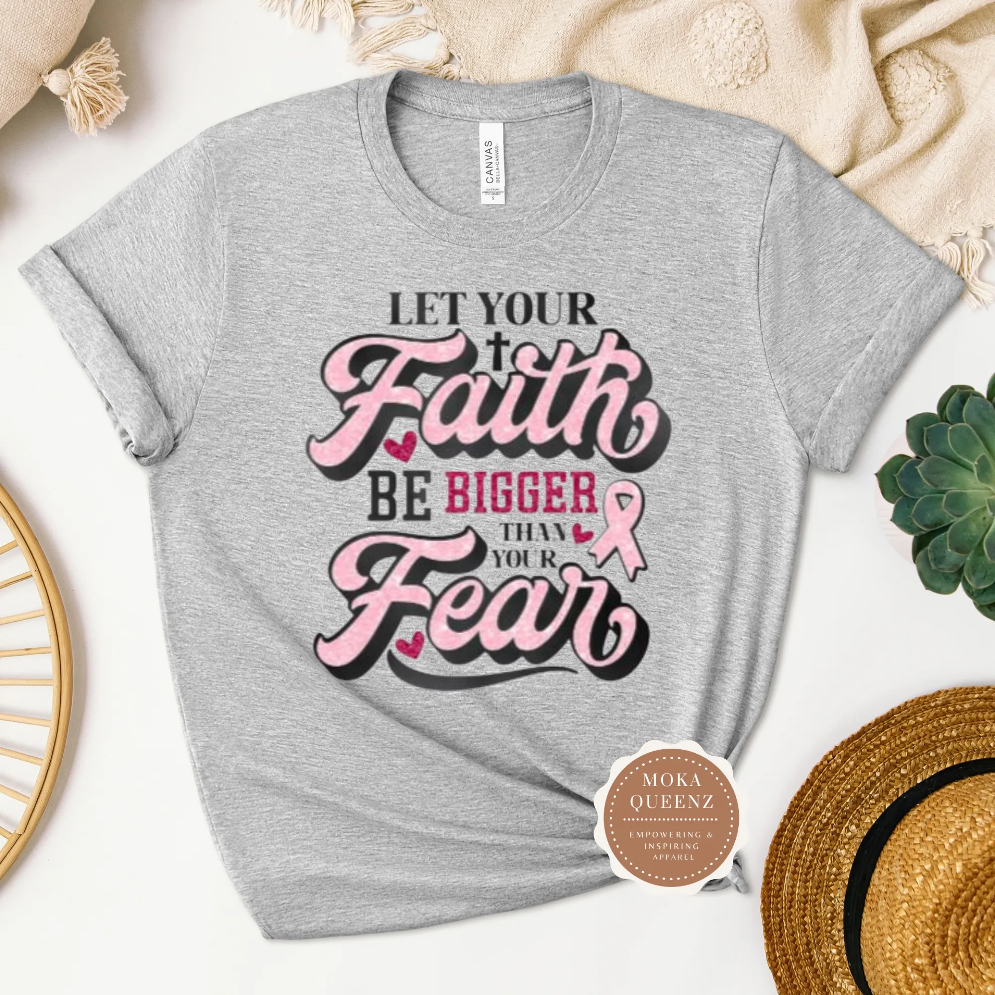 Faith Bigger Than  Fear Cancer Shirt