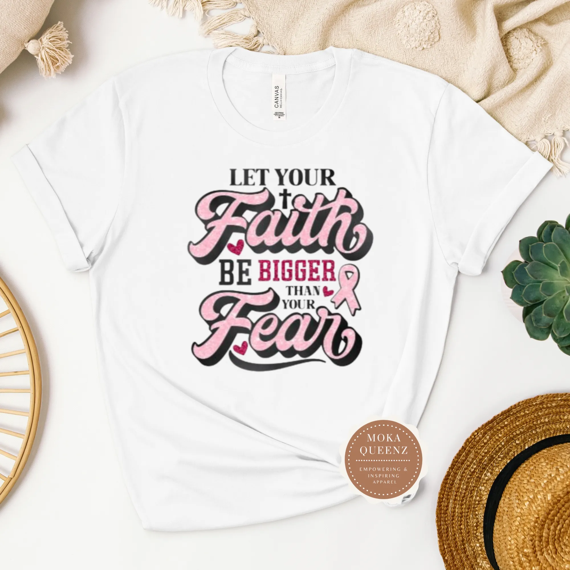 Faith Bigger Than  Fear Cancer Shirt