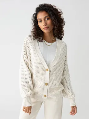 Falling For Fall Cardi Chalk