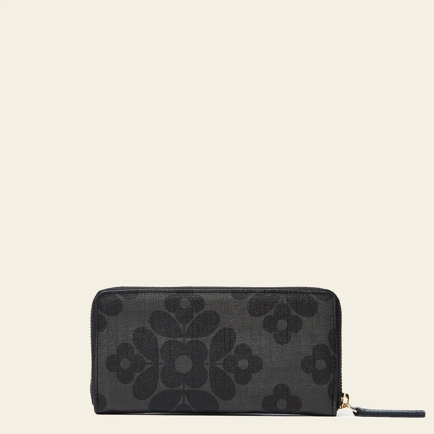 Forget Me Not Wallet - Flower Tile Charcoal