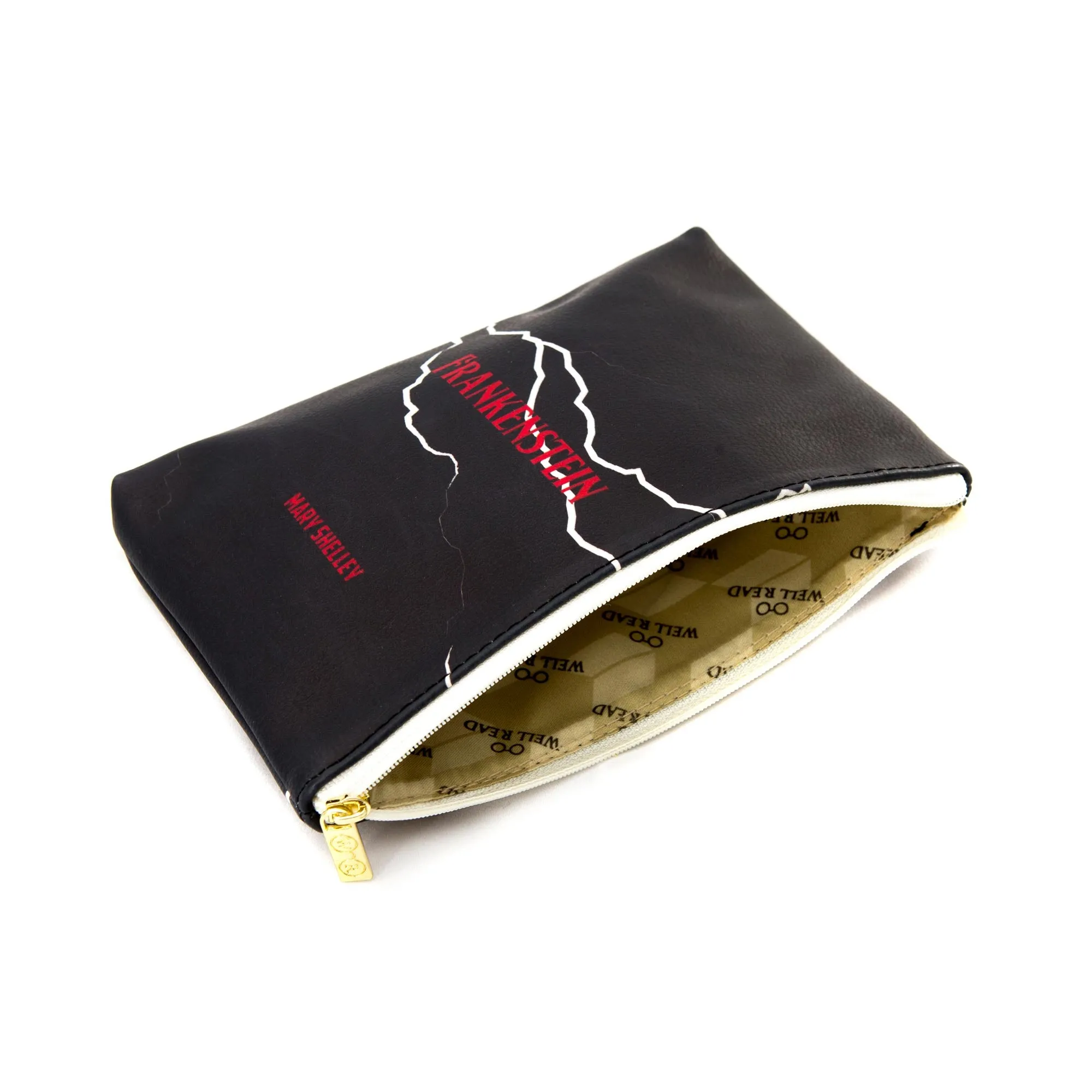 Frankenstein Black Book Pouch Purse Clutch