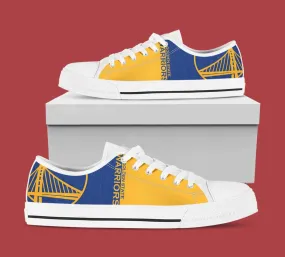 Golden State Warriors Custom Lowtop, Basketball Custom Shoes, Sport Lowtop, Canvas Shoes, Canvas Lowtop, Unisex Shoes, Gift Birthday