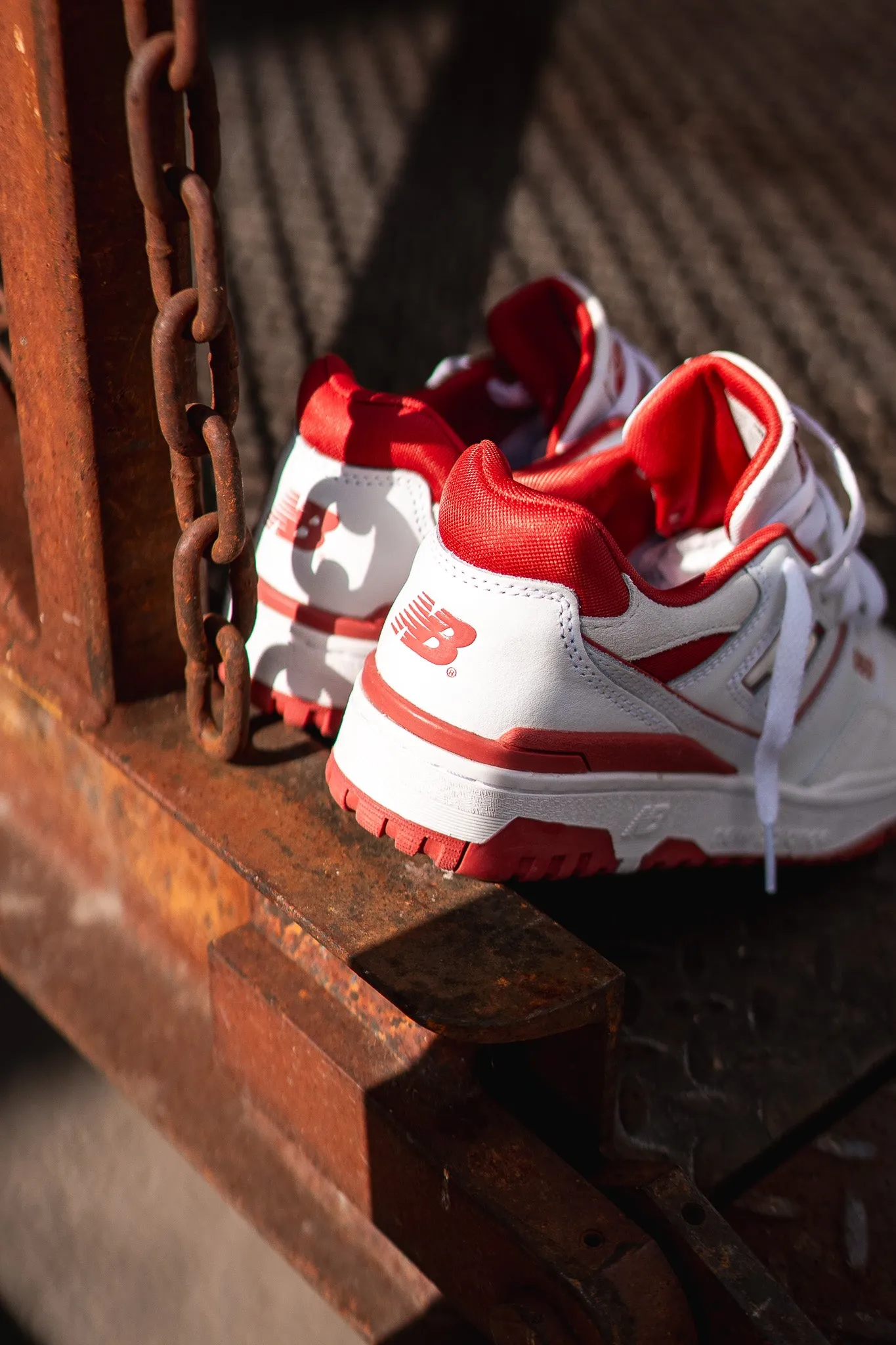 GRADESCHOOL New Balance 550 (White/Red) - GSB550TF