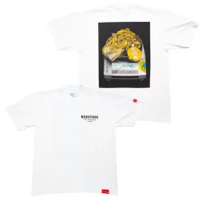 Grams & Gold Chains (Photo) T-shirt - White/Black