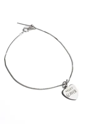 Heart Slayer Charm Bracelet • sterling