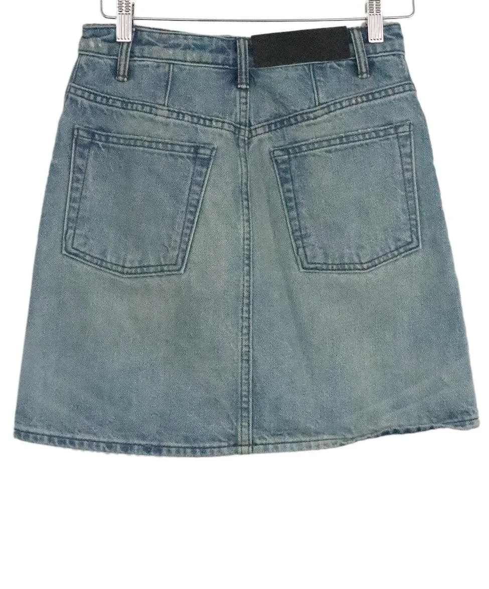 Helmut Lang Denim Mini Skirt sz 0