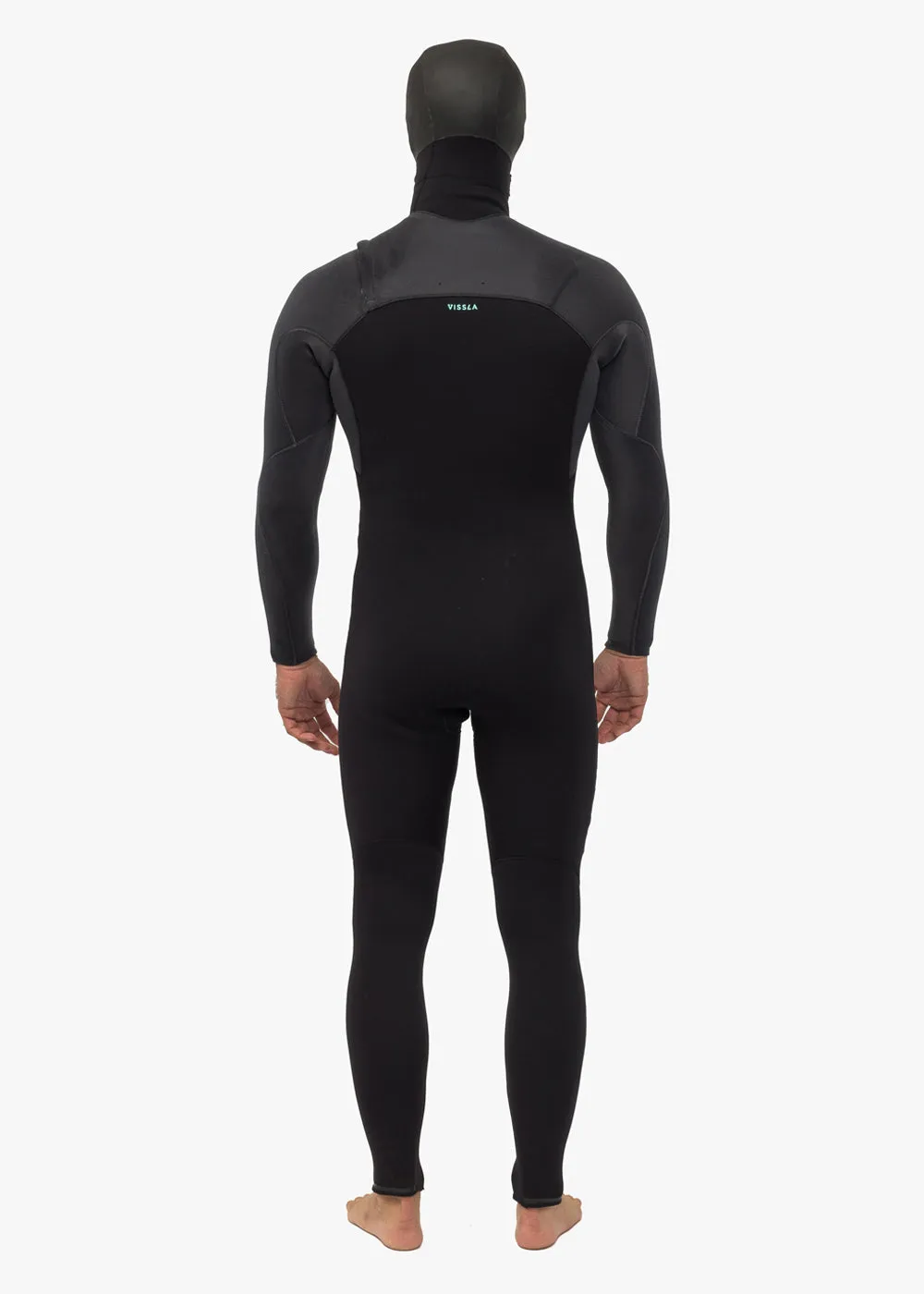 High Seas II 5-4 Full Hooded Chest Zip Wetsuit