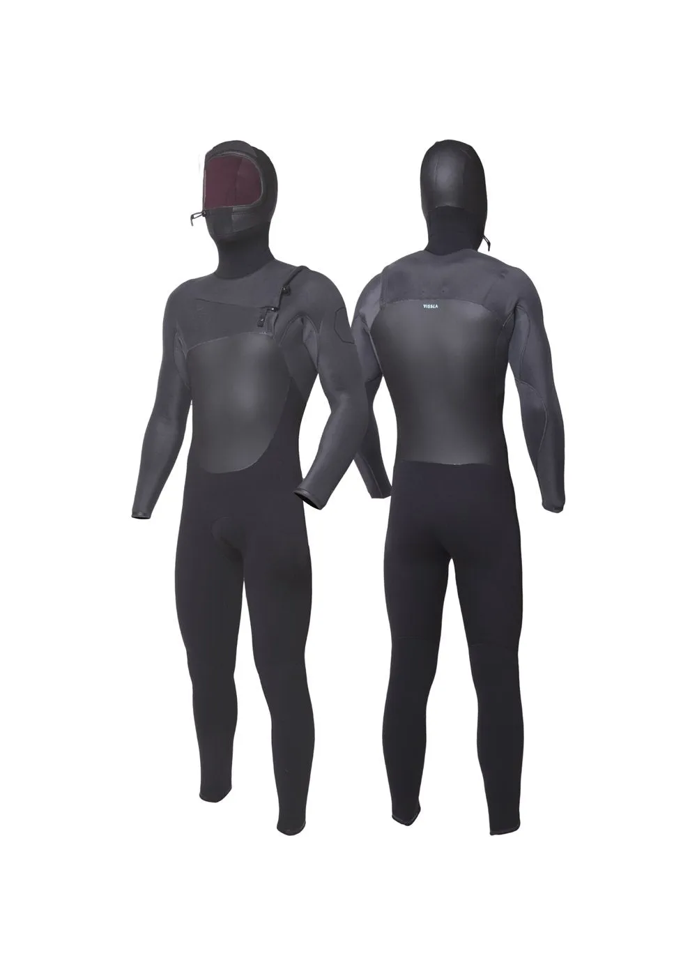 High Seas II 5-4 Full Hooded Chest Zip Wetsuit