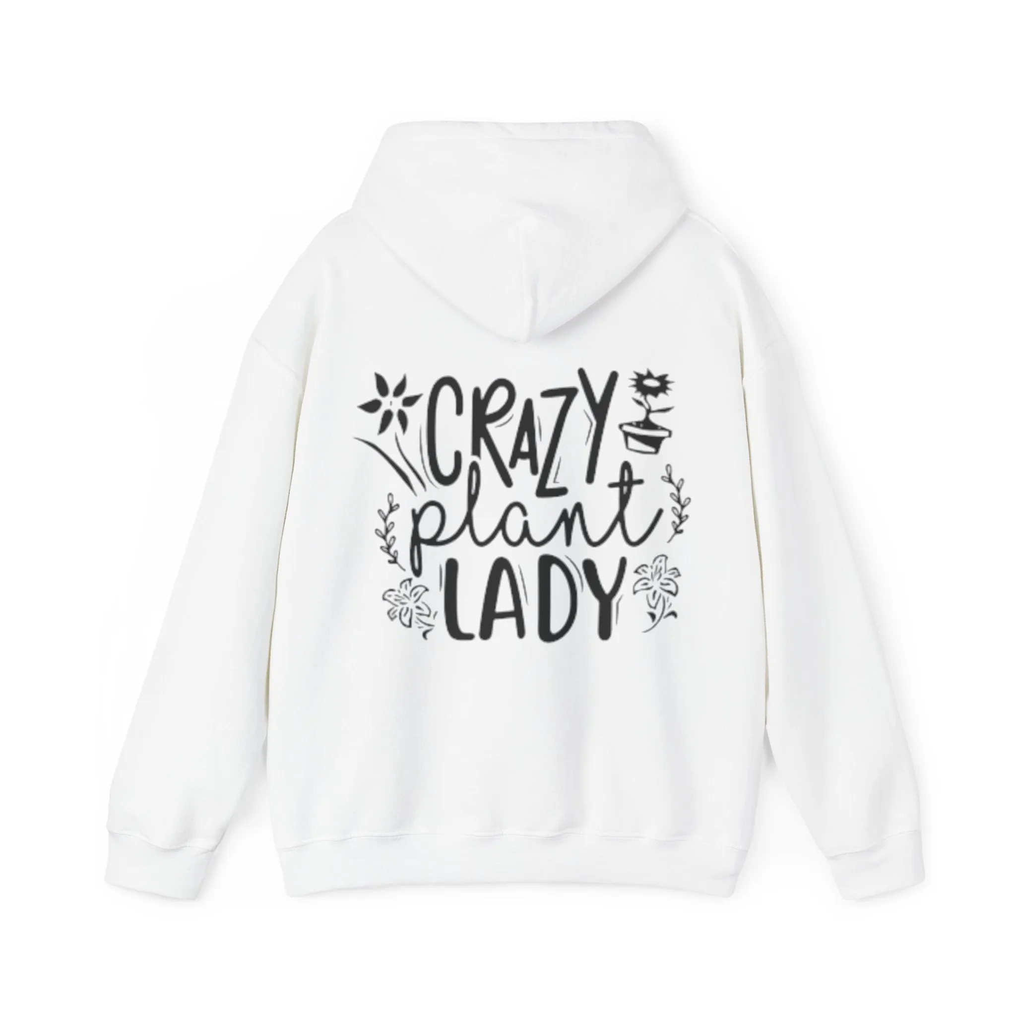 Hooded Sweatshirt | Crazy plant lady