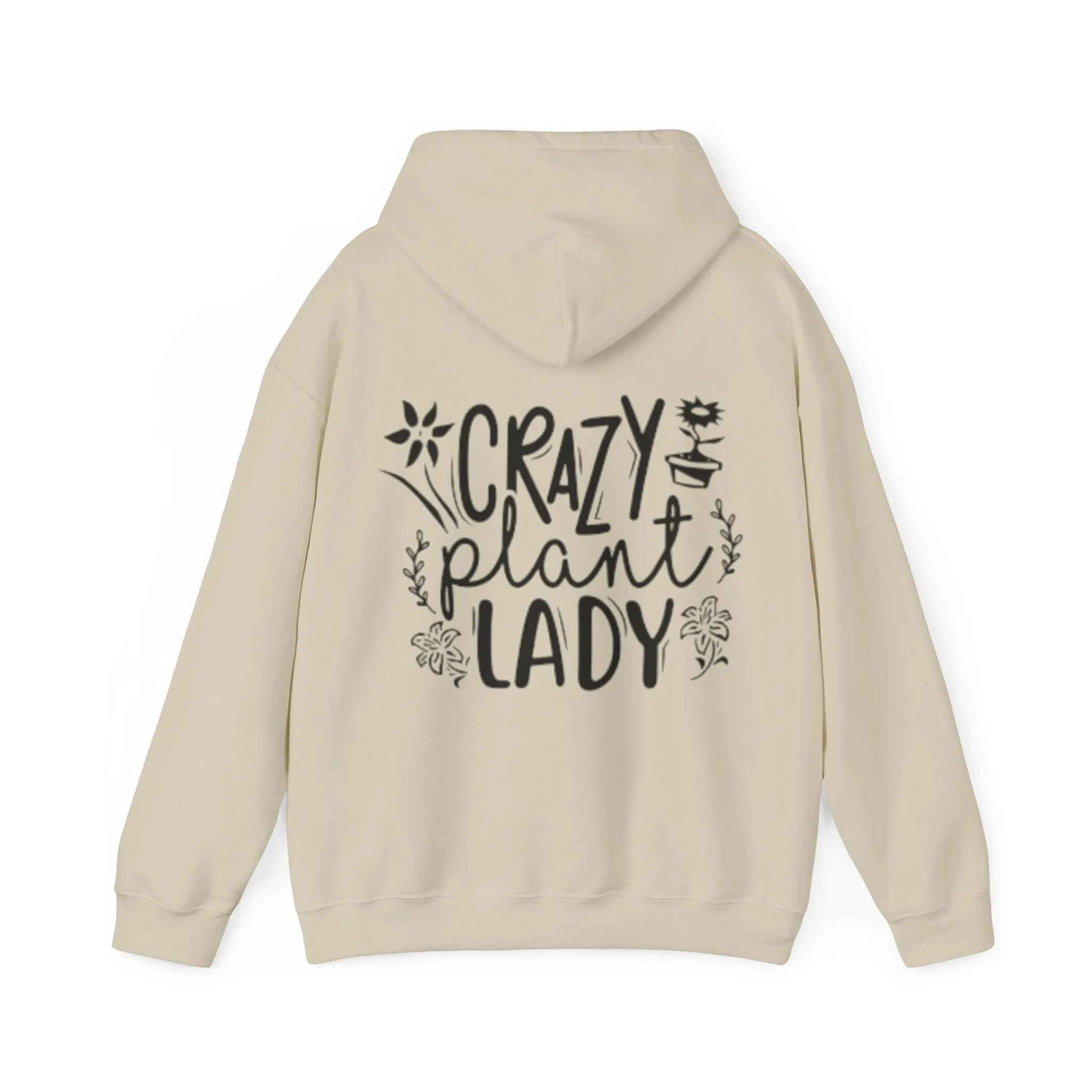 Hooded Sweatshirt | Crazy plant lady