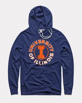 Illinois Fighting Illini Circle Navy Hoodie