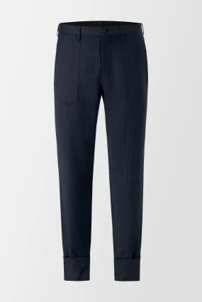 Incotex Navy Trousers