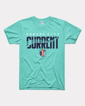 Kansas City Current Waves Teal Unisex T-Shirt