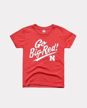 Kids Nebraska Cornhuskers Go Big Red Vintage T-Shirt