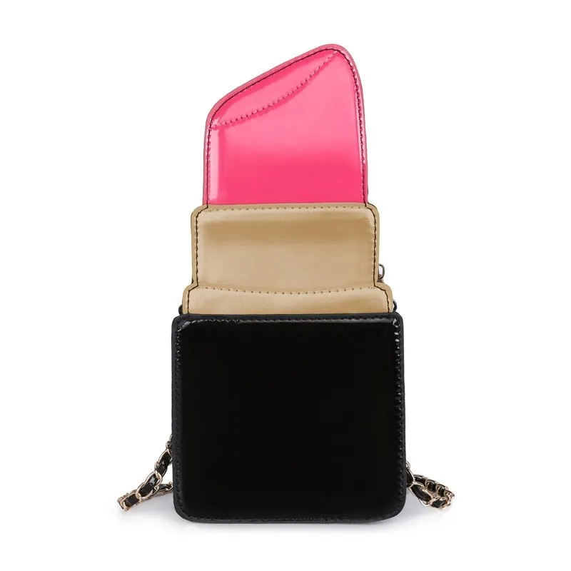 Lipstick Shape Chain Bag Crossbody Bag