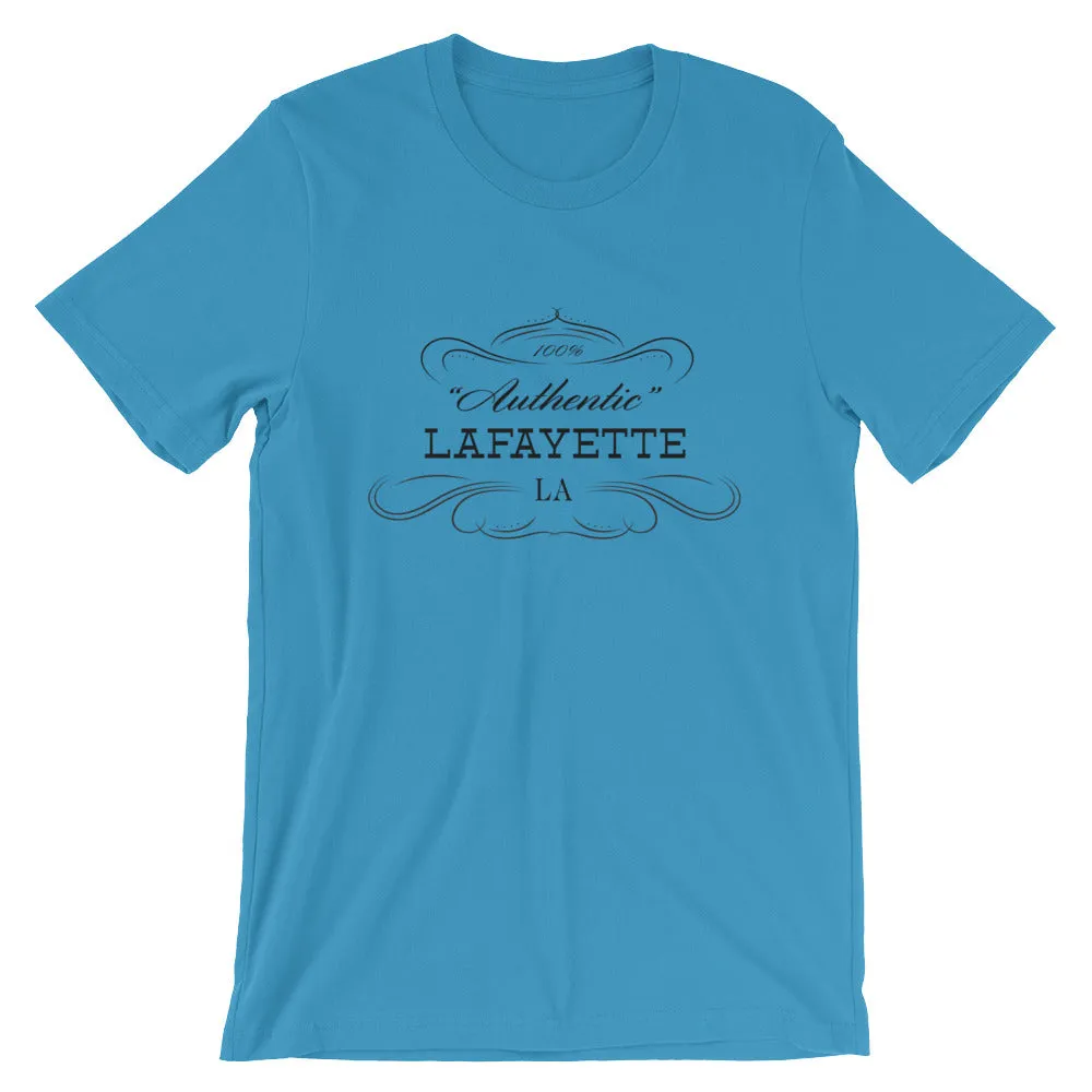 Louisiana - Lafayette LA - Short-Sleeve Unisex T-Shirt - "Authentic"