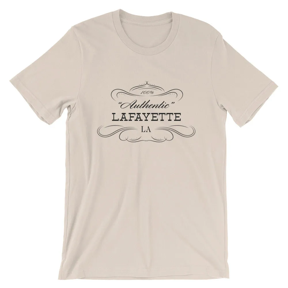 Louisiana - Lafayette LA - Short-Sleeve Unisex T-Shirt - "Authentic"