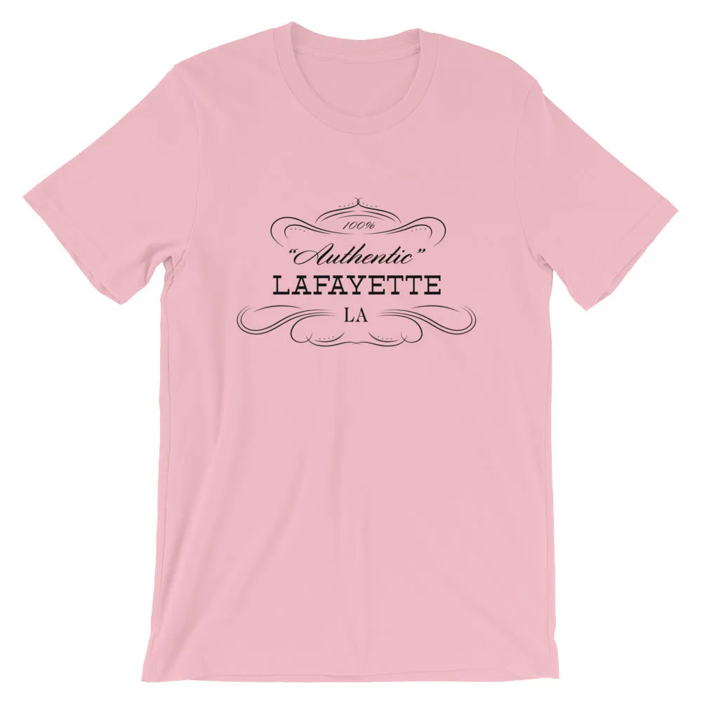 Louisiana - Lafayette LA - Short-Sleeve Unisex T-Shirt - "Authentic"