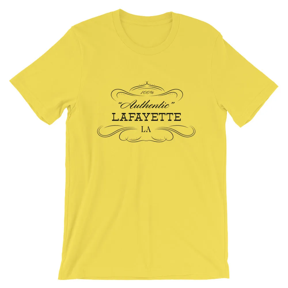 Louisiana - Lafayette LA - Short-Sleeve Unisex T-Shirt - "Authentic"