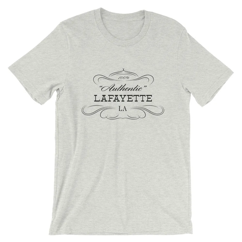 Louisiana - Lafayette LA - Short-Sleeve Unisex T-Shirt - "Authentic"