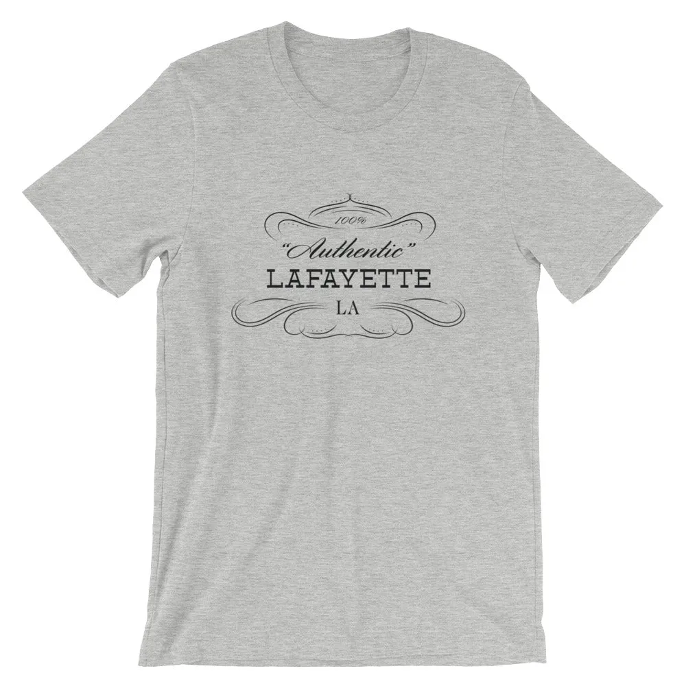 Louisiana - Lafayette LA - Short-Sleeve Unisex T-Shirt - "Authentic"