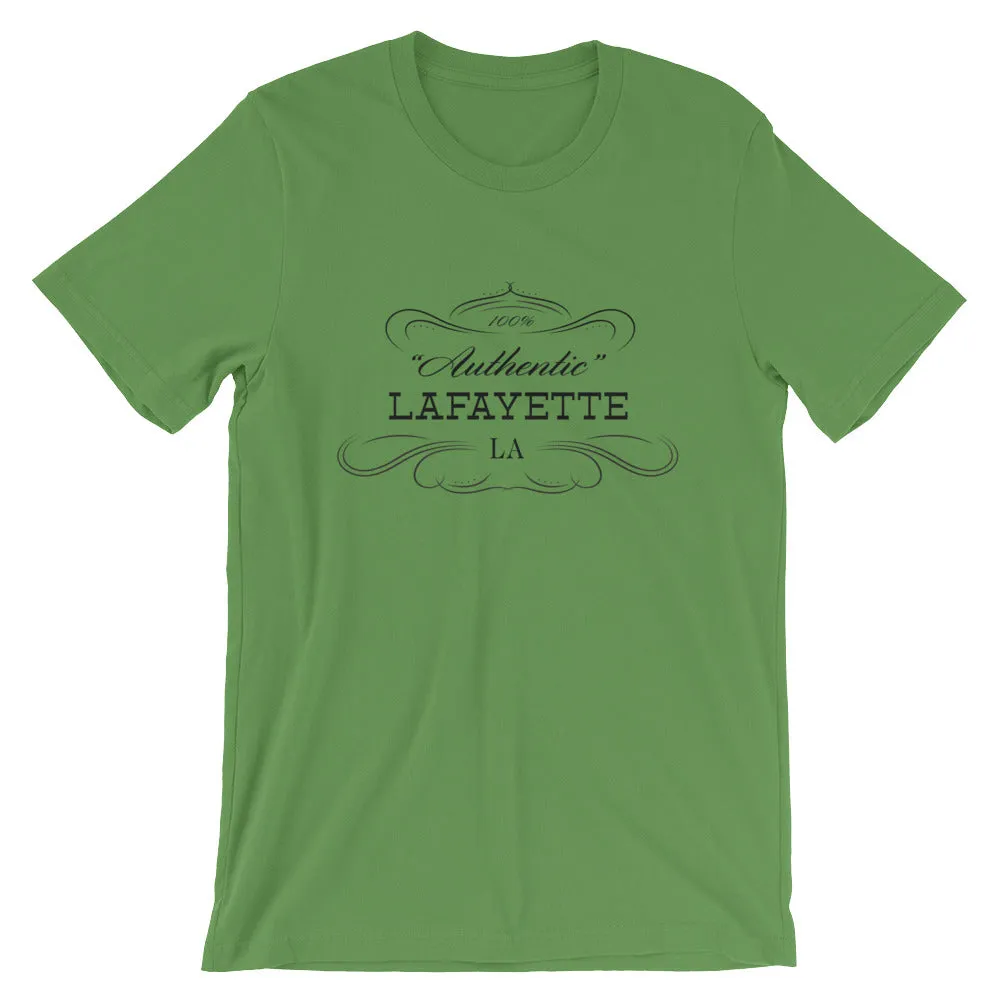 Louisiana - Lafayette LA - Short-Sleeve Unisex T-Shirt - "Authentic"