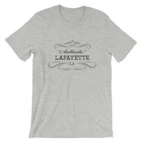 Louisiana - Lafayette LA - Short-Sleeve Unisex T-Shirt - "Authentic"