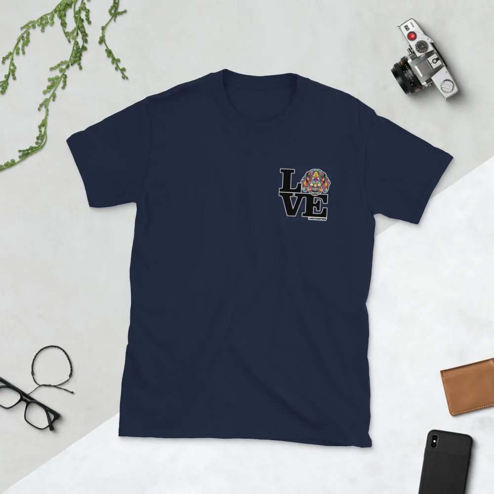 Love Dachshund Short-Sleeve Unisex T-Shirt