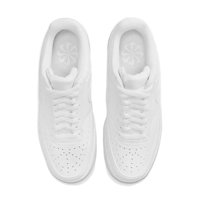 Men's Court Vision Low Next Nature White/White/White