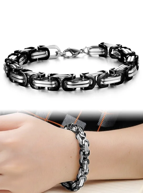 Men's Geometry Spliced Bracelet