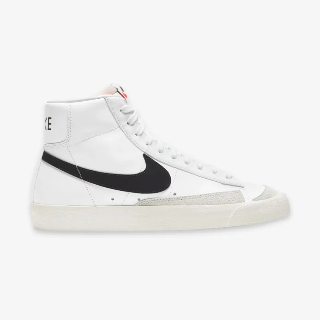 mens nike blazer mid '77 vntg (white/black)