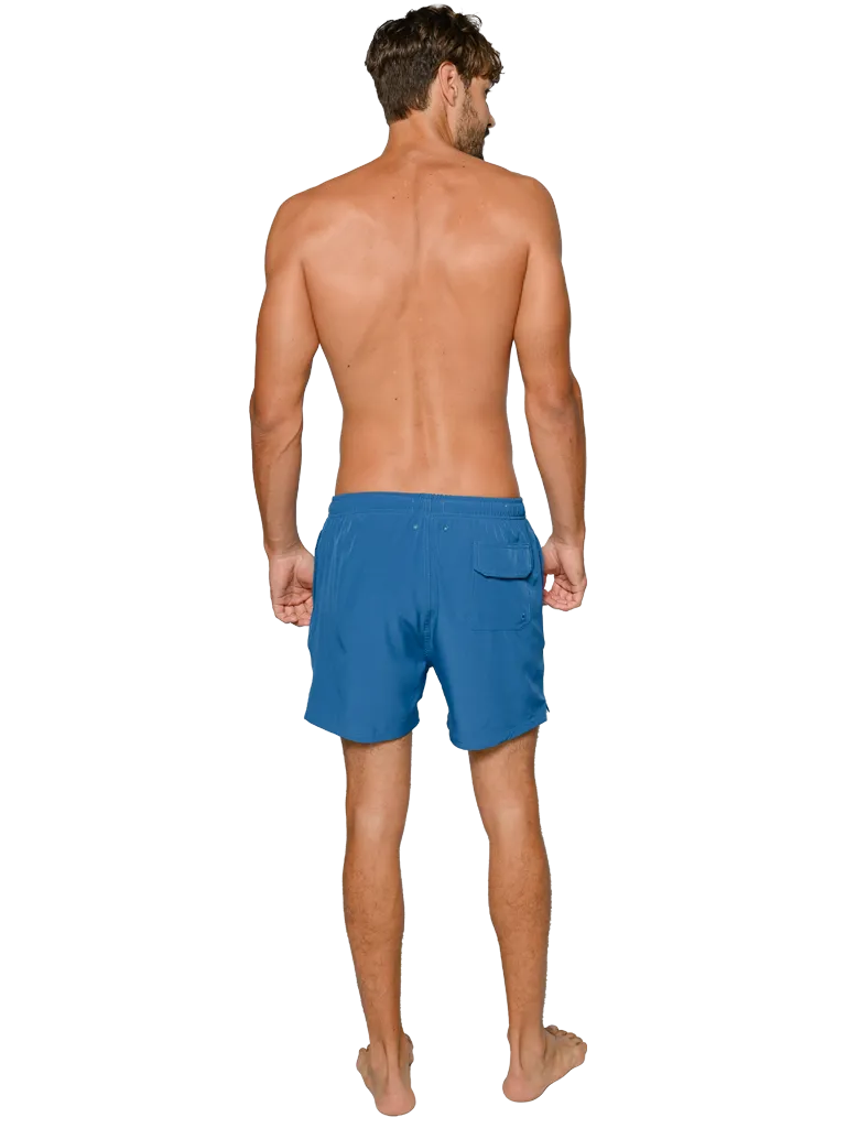 Men's stretch shorts with full inside boxer lining in solid colors