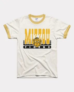 Missouri Tigers 70s White & Butter Unisex Ringer