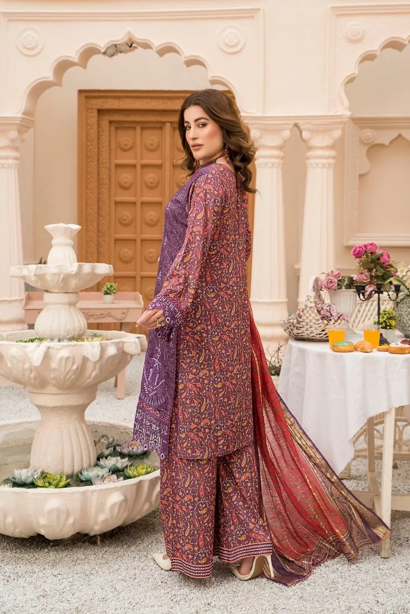 Munira Linen 3 Piece Suit MUN552