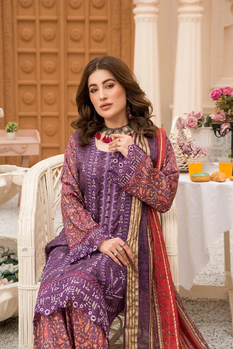 Munira Linen 3 Piece Suit MUN552