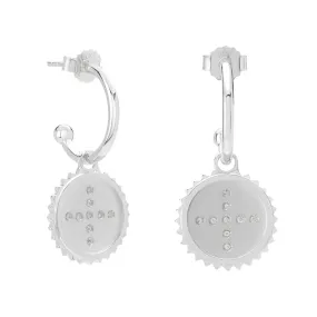 MURKANI Halcyon Hoop Earrings SILVER