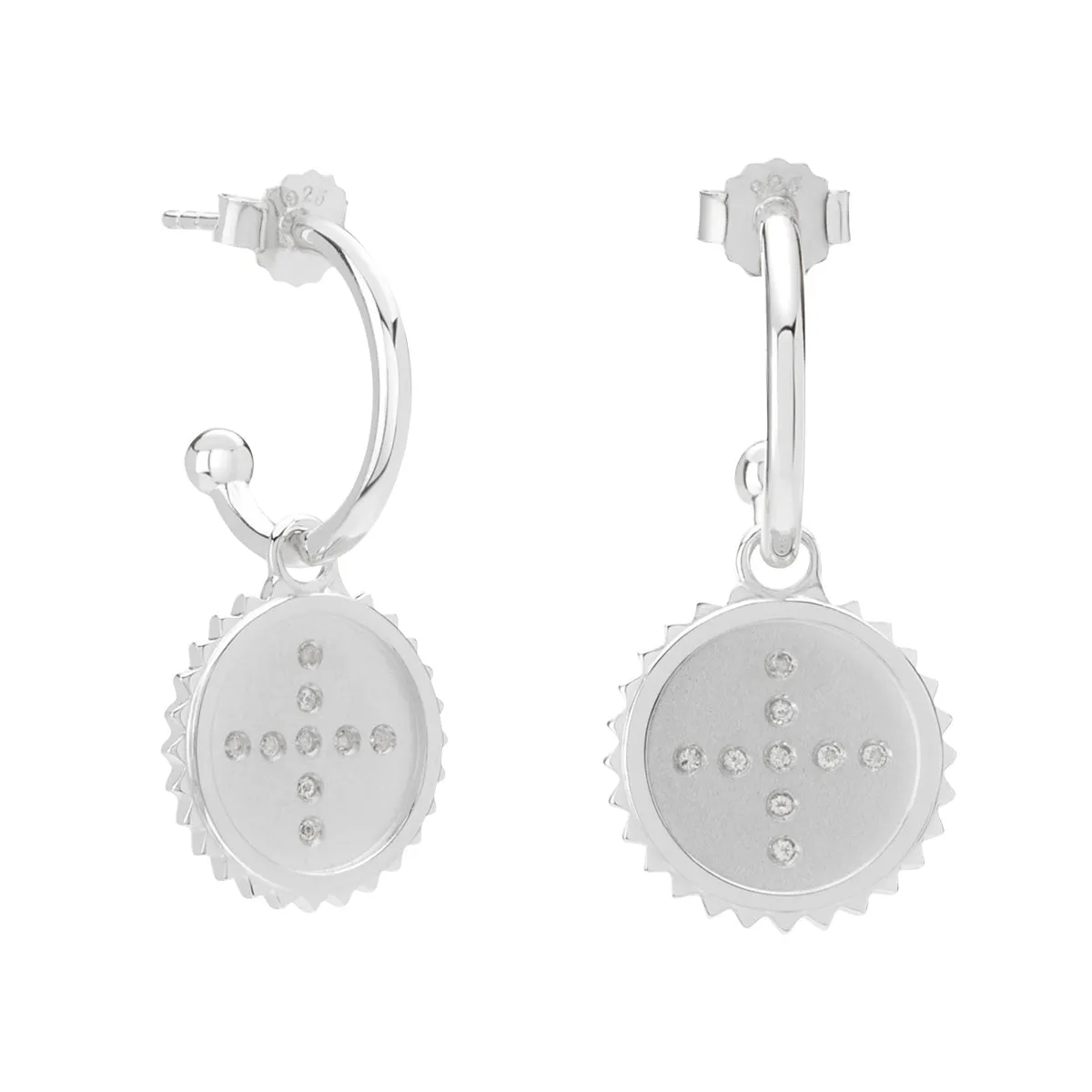 MURKANI Halcyon Hoop Earrings SILVER