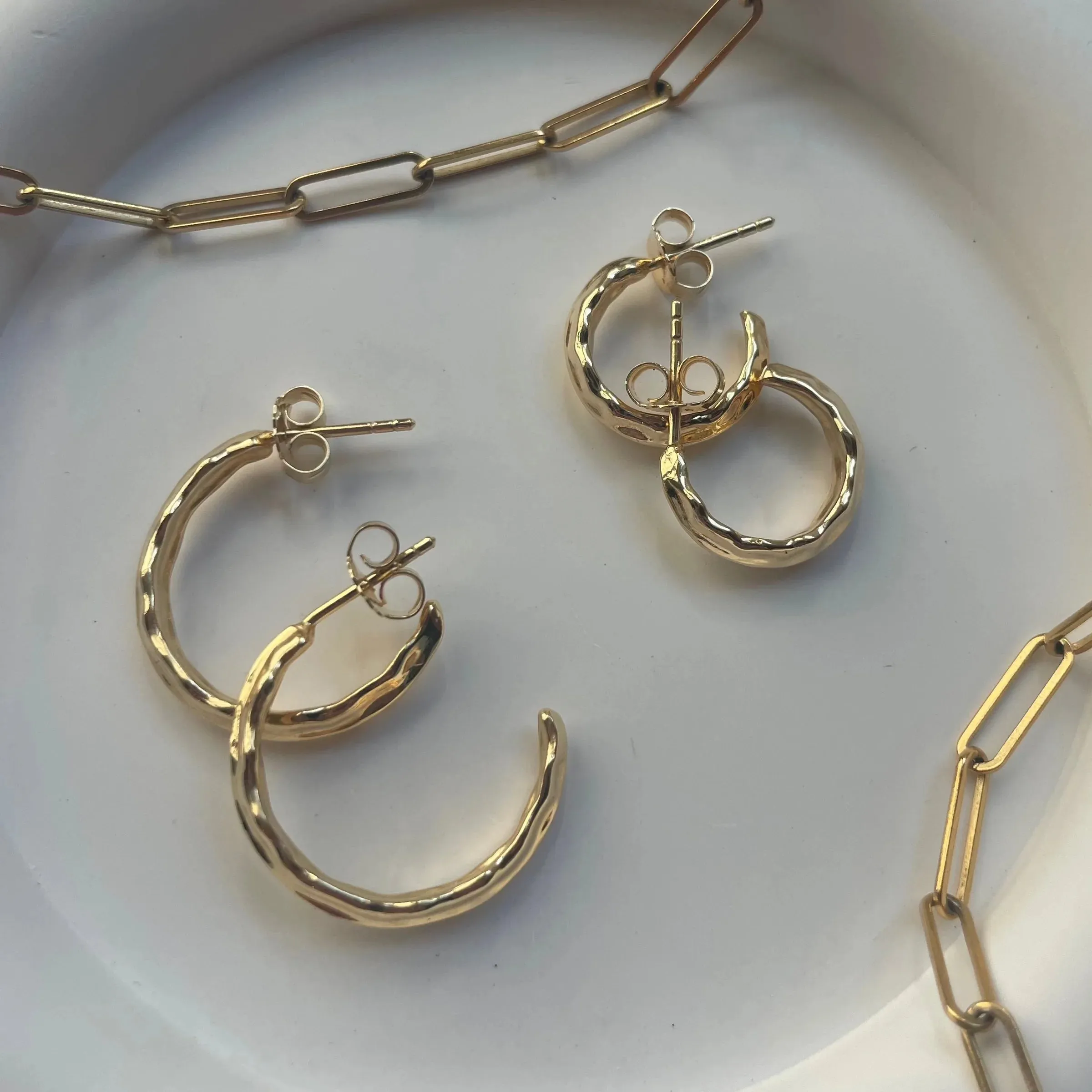 MURKANI Vintage Hoops Small GOLD