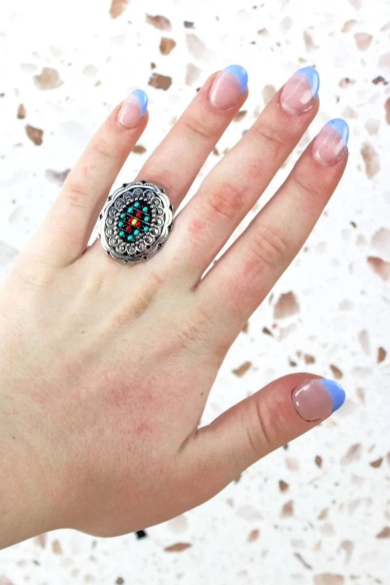 Navajo beaded ring