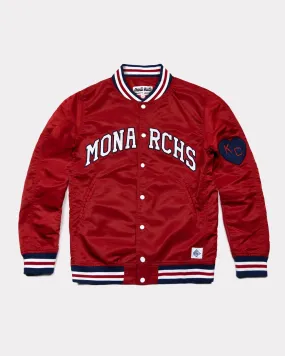 Negro Leagues Baseball Museum Unisex Vintage Red Kansas City Monarchs Varsity Jacket