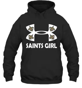 New Orleans Saints Girl Under Armour Football Hoodies