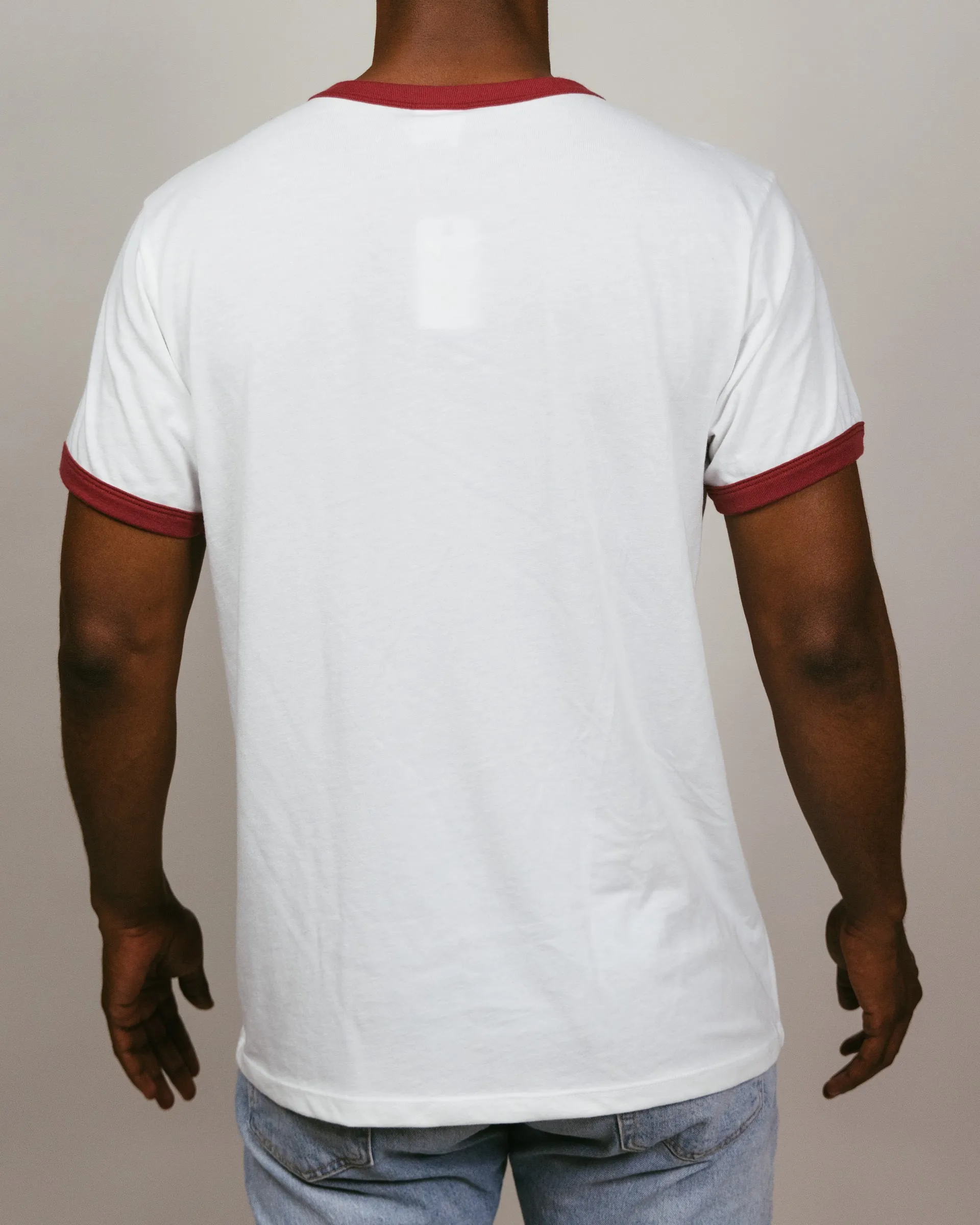 Oklahoma Sooners 70s White & Cardinal Unisex Ringer