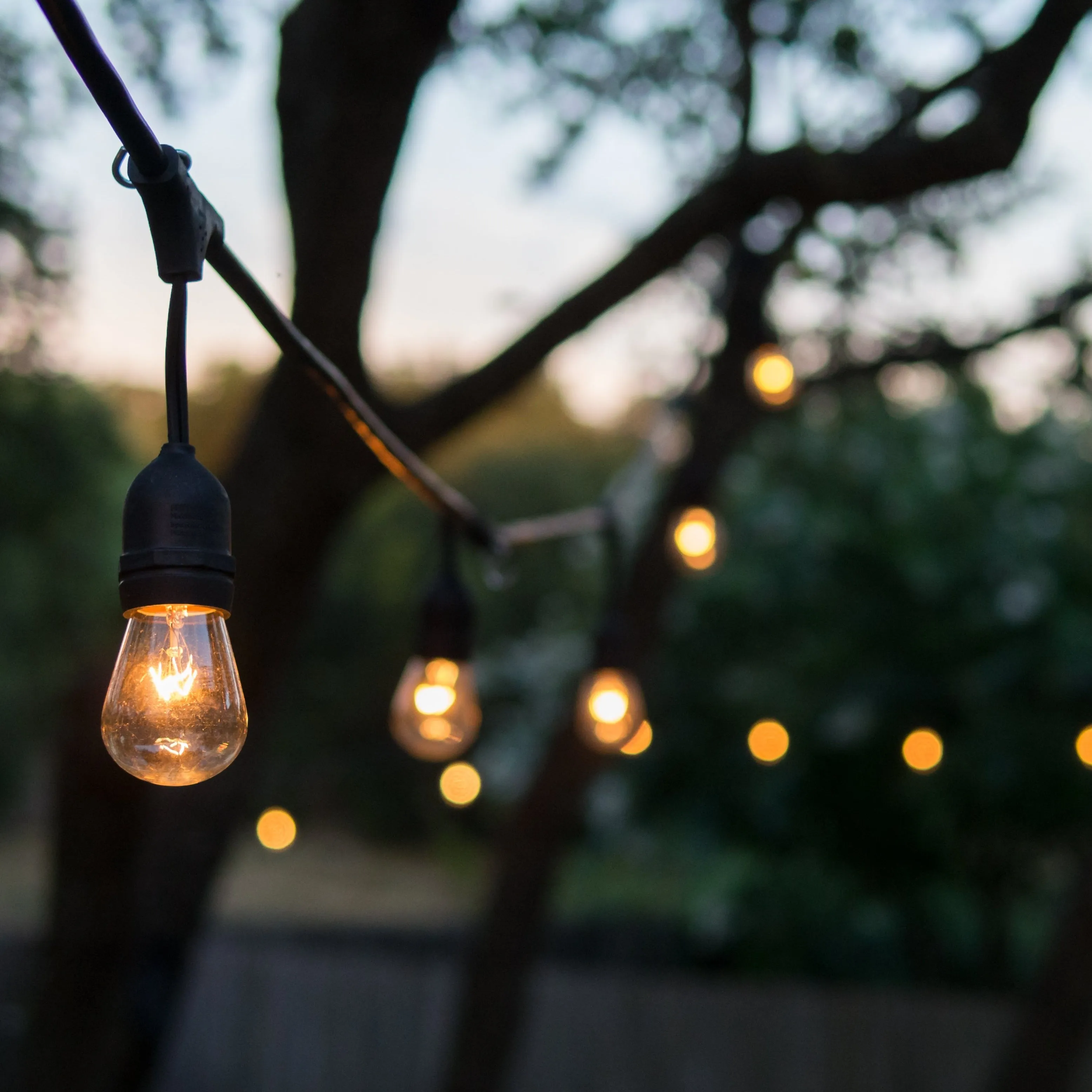 Outdoor Hanging String Lights